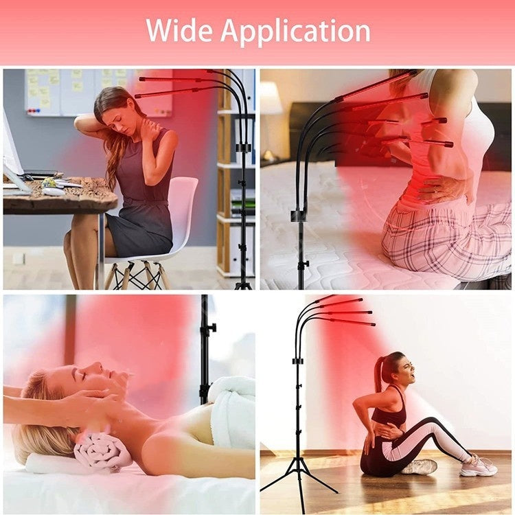 Smart Multi wavelength (660nm, 850nm and 940nm) Red Light Therapy Lamp