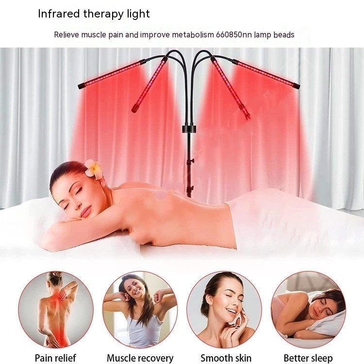 Smart Multi wavelength (660nm, 850nm and 940nm) Red Light Therapy Lamp