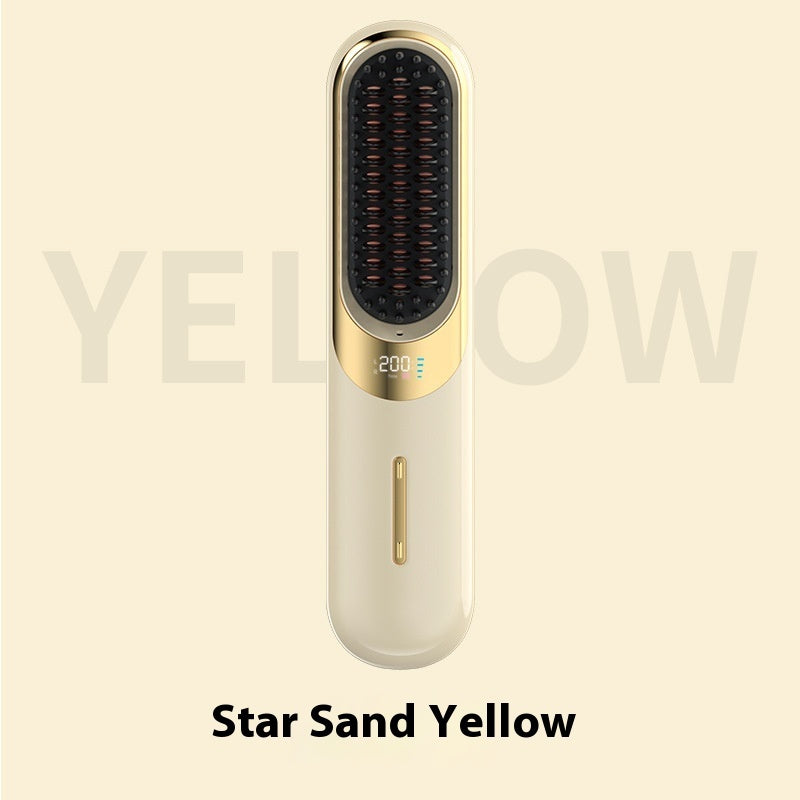 2 in 1 Negative Ion Hair Cordless Straightener Comb