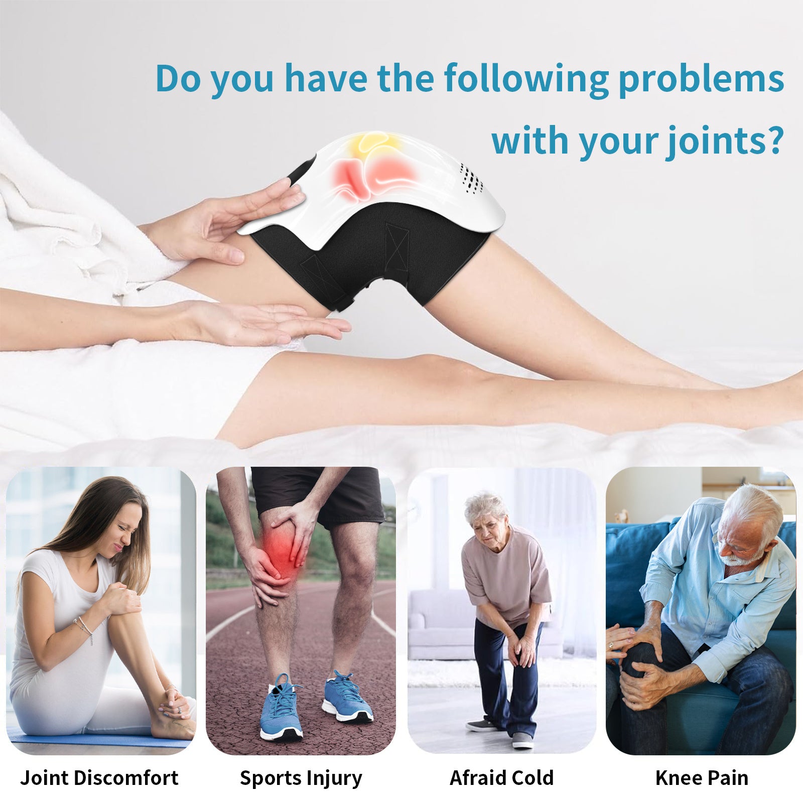 Smart Red-Light Knee Massager
