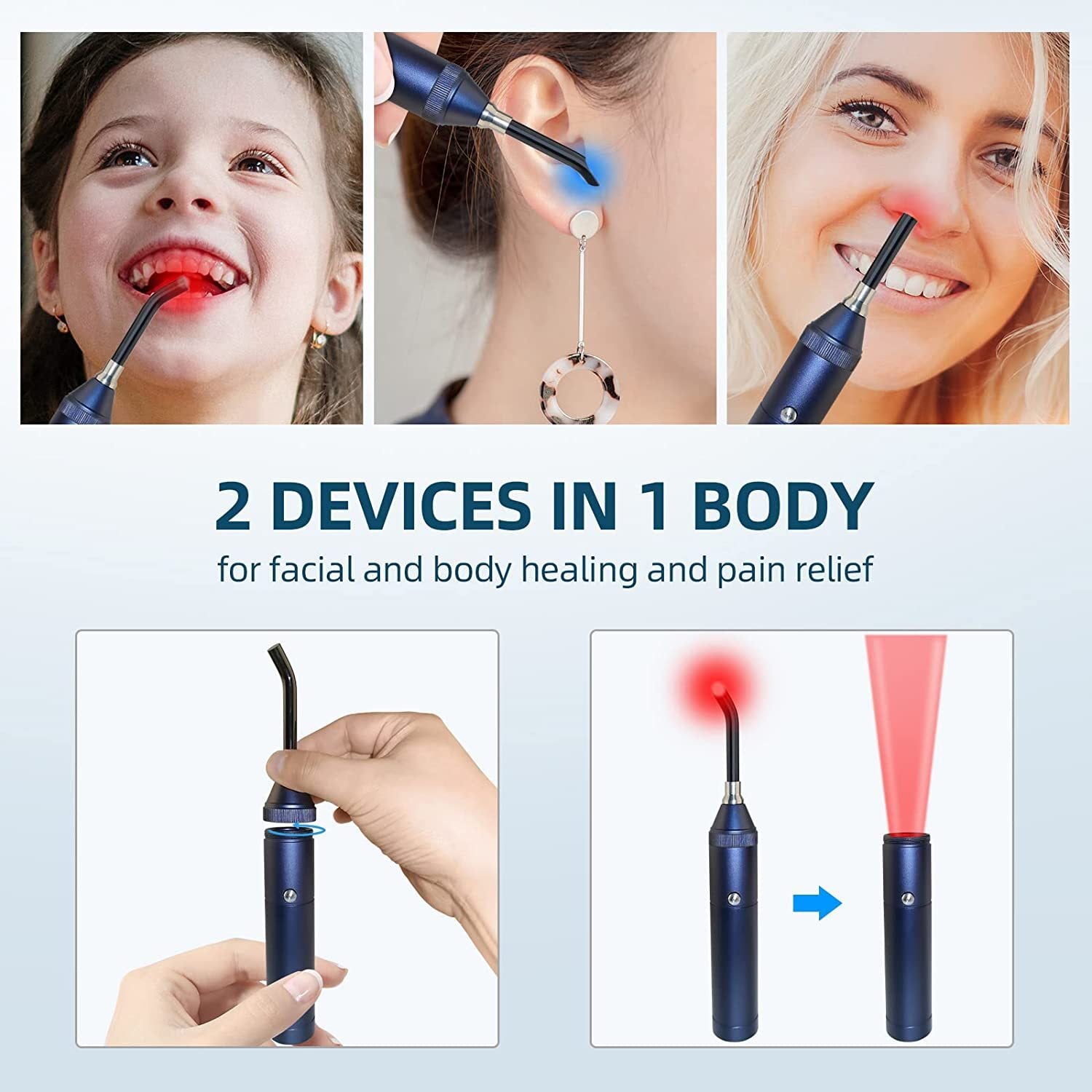 Smart 5-in-1 - Red & Blue Infrared Light Device